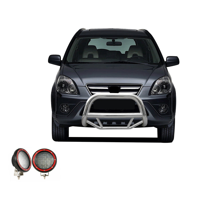 Black Horse Off Road MBS-HOB3301-PLFR Stainless Steel Stainless Steel No skid plate - Truck Part Superstore