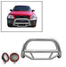 Black Horse Off Road MBS-HOB3501-PLFR Stainless Steel Stainless Steel No skid plate - Truck Part Superstore