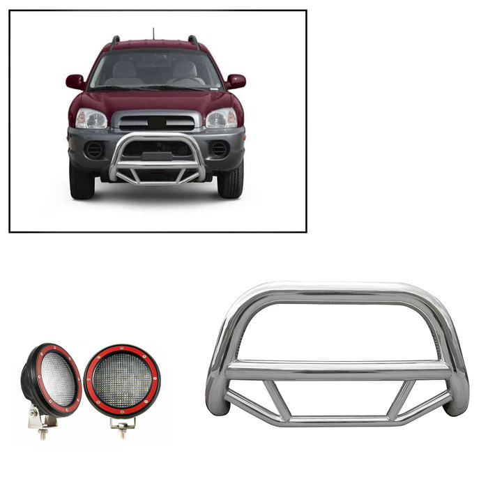 Black Horse Off Road MBS-HYB6001-PLFR Stainless Steel Stainless Steel No skid plate - Truck Part Superstore