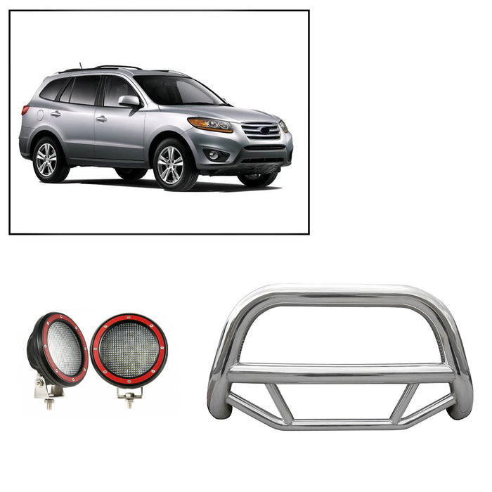 Black Horse Off Road MBS-HYB6201-PLFR Stainless Steel Stainless Steel No skid plate - Truck Part Superstore