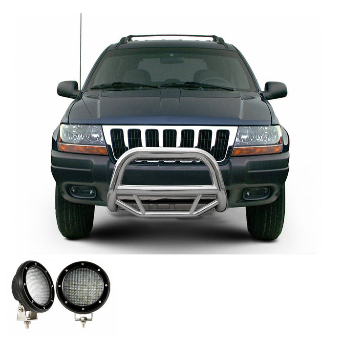 Black Horse Off Road MBS-JEB4001-PLFB Stainless Steel Stainless Steel No skid plate - Truck Part Superstore
