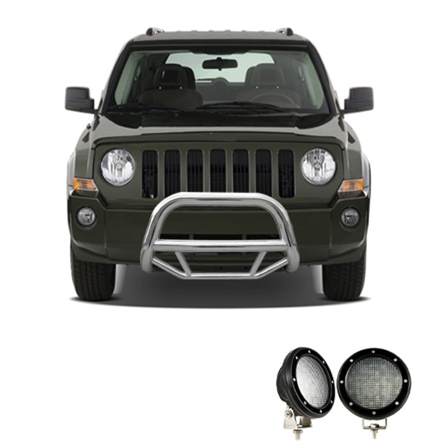 Black Horse Off Road MBS-JEB9001-PLFB Stainless Steel Stainless Steel No skid plate - Truck Part Superstore