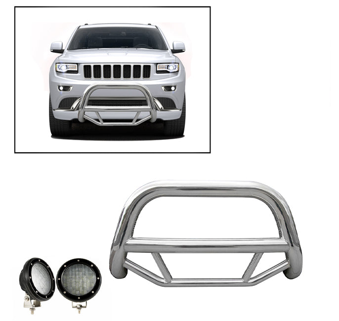 Black Horse Off Road MBS-JEB9206-PLFB Stainless Steel Stainless Steel No skid plate - Truck Part Superstore