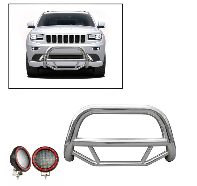 Black Horse Off Road MBS-JEB9206-PLFR Stainless Steel Stainless Steel No skid plate - Truck Part Superstore