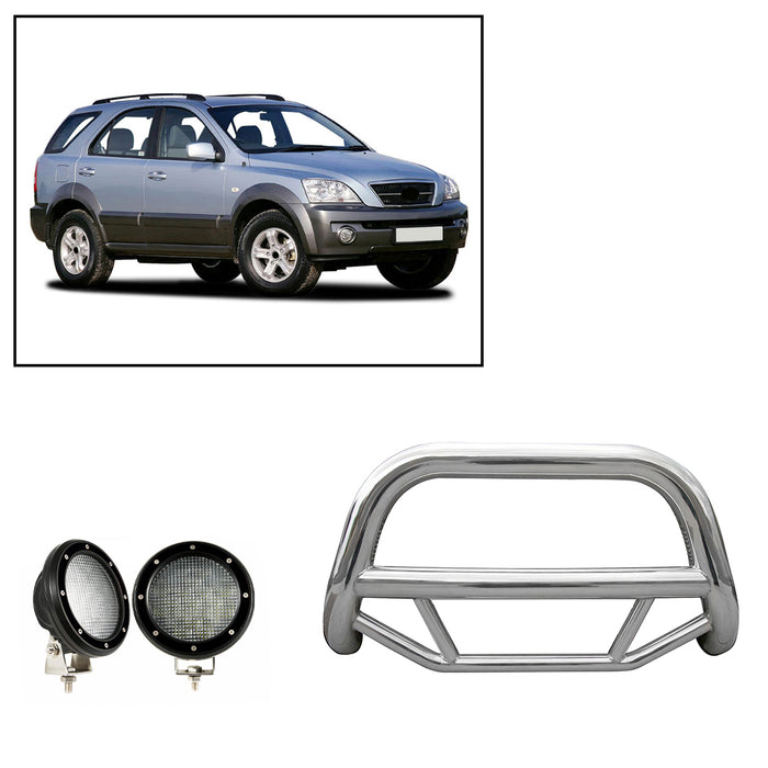 Black Horse Off Road MBS-KIB1601-PLFB Stainless Steel Stainless Steel No skid plate - Truck Part Superstore