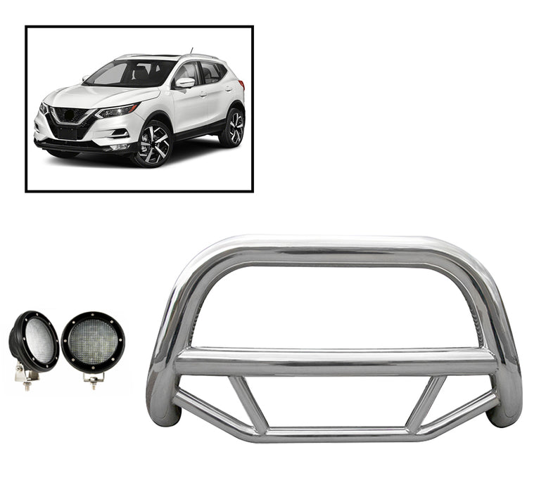 Black Horse Off Road MBS-NIA1702-PLFB Stainless Steel Stainless Steel No skid plate - Truck Part Superstore