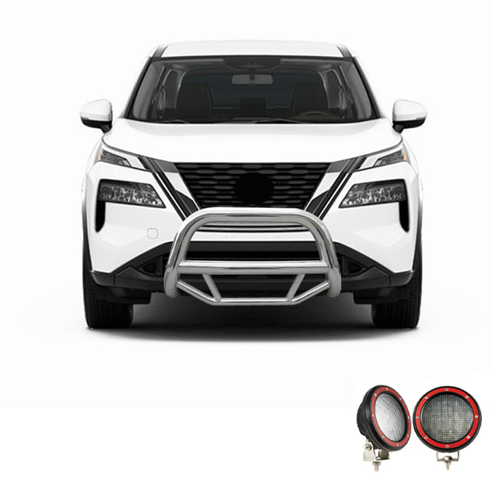Black Horse Off Road MBS-NIA902-PLFR Stainless Steel Stainless Steel No skid plate - Truck Part Superstore