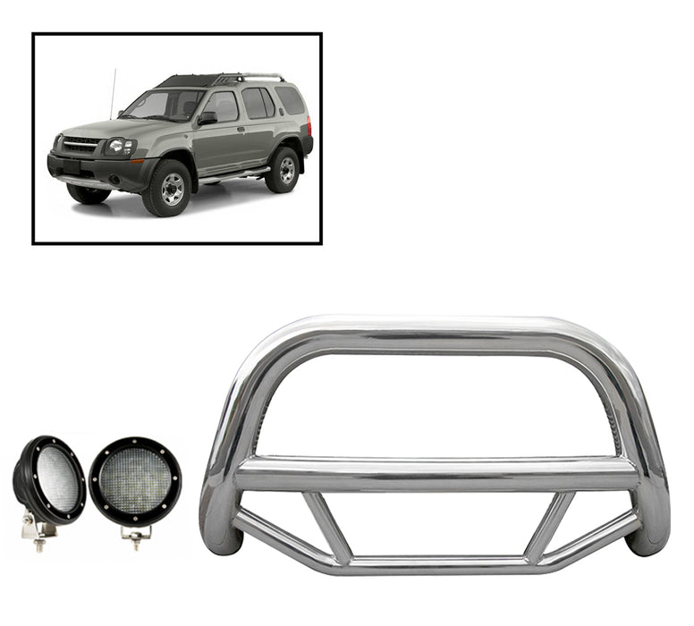 Black Horse Off Road MBS-NIB1401-PLFB Stainless Steel Stainless Steel No skid plate - Truck Part Superstore