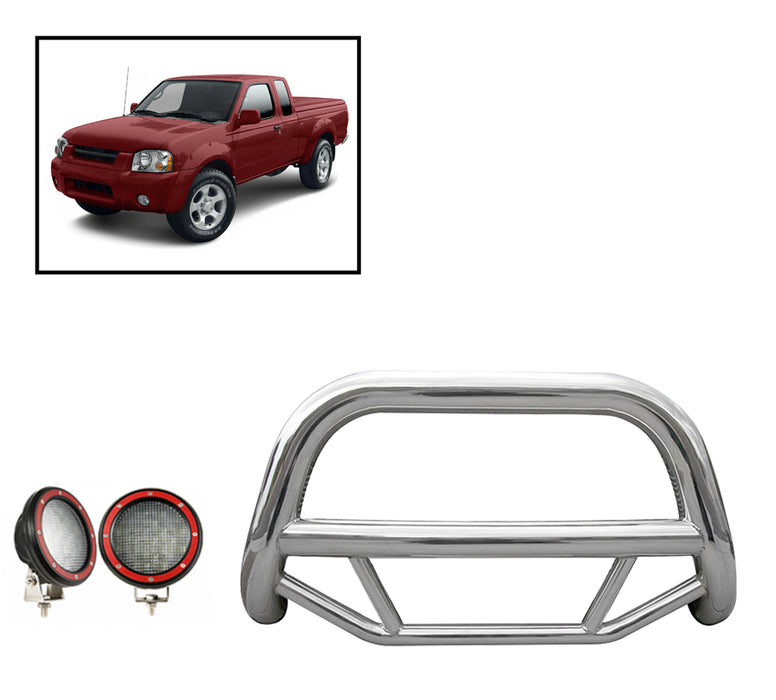 Black Horse Off Road MBS-NIB1401-PLFR Stainless Steel Stainless Steel No skid plate - Truck Part Superstore