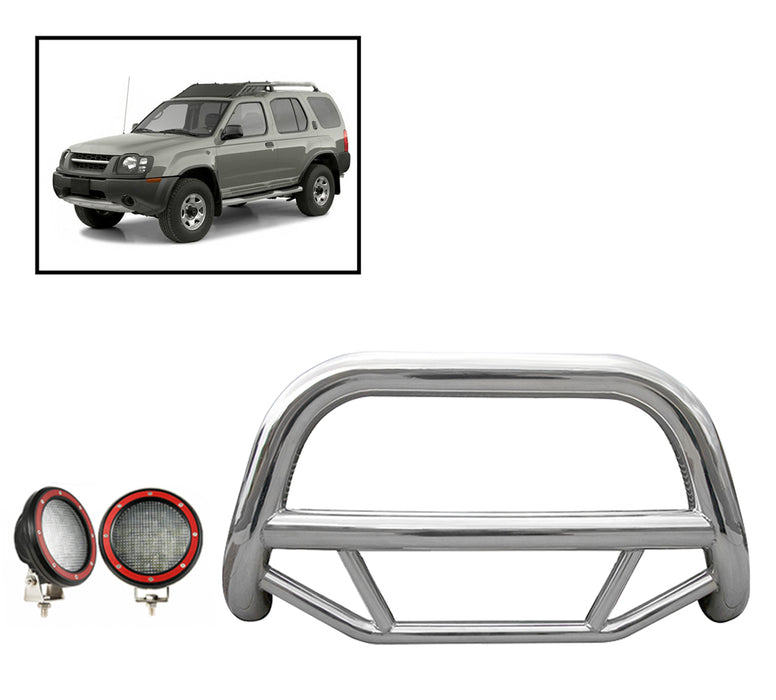 Black Horse Off Road MBS-NIB1401-PLFR Stainless Steel Stainless Steel No skid plate - Truck Part Superstore