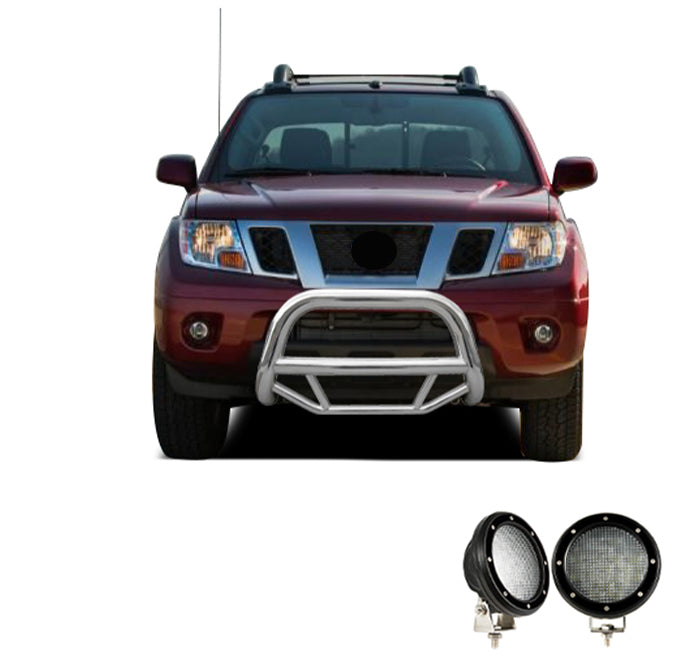 Black Horse Off Road MBS-NIC6005-PLFB Stainless Steel Stainless Steel No skid plate - Truck Part Superstore