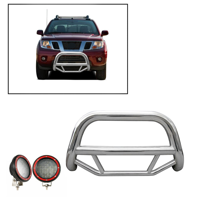 Black Horse Off Road MBS-NIC6005-PLFR Stainless Steel Stainless Steel No skid plate - Truck Part Superstore