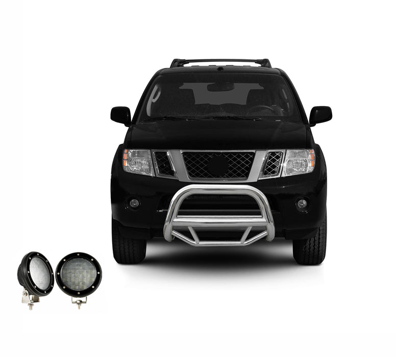 Black Horse Off Road MBS-NIC6105-PLFB Stainless Steel Stainless Steel No skid plate - Truck Part Superstore
