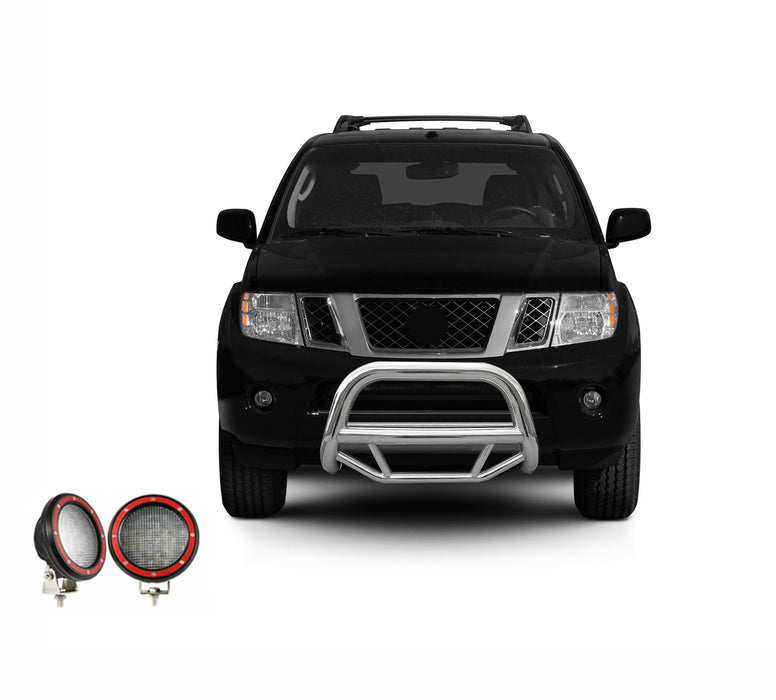 Black Horse Off Road MBS-NIC6105-PLFR Stainless Steel Stainless Steel No skid plate - Truck Part Superstore