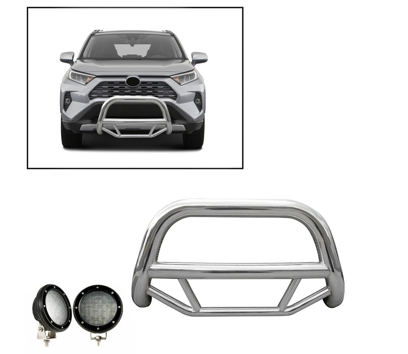 Black Horse Off Road MBS-TOB4401-PLFB Stainless Steel Stainless Steel No skid plate - Truck Part Superstore