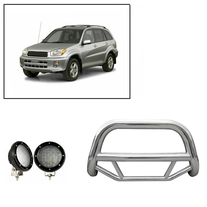 Black Horse Off Road MBS-TOB4501-PLFB Stainless Steel Stainless Steel No skid plate - Truck Part Superstore