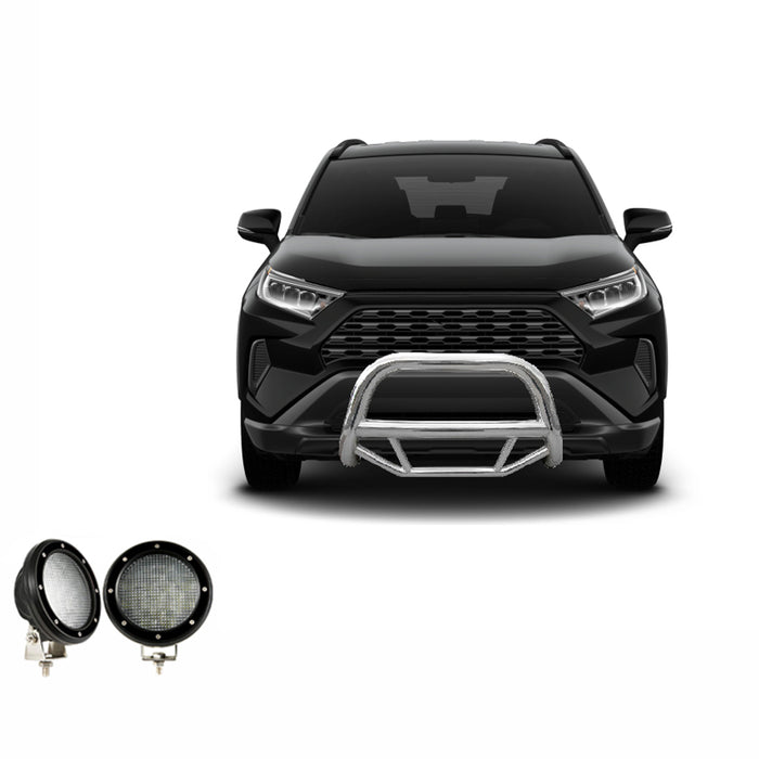Black Horse Off Road MBS-TOB4802-PLFB Stainless Steel Stainless Steel No skid plate - Truck Part Superstore