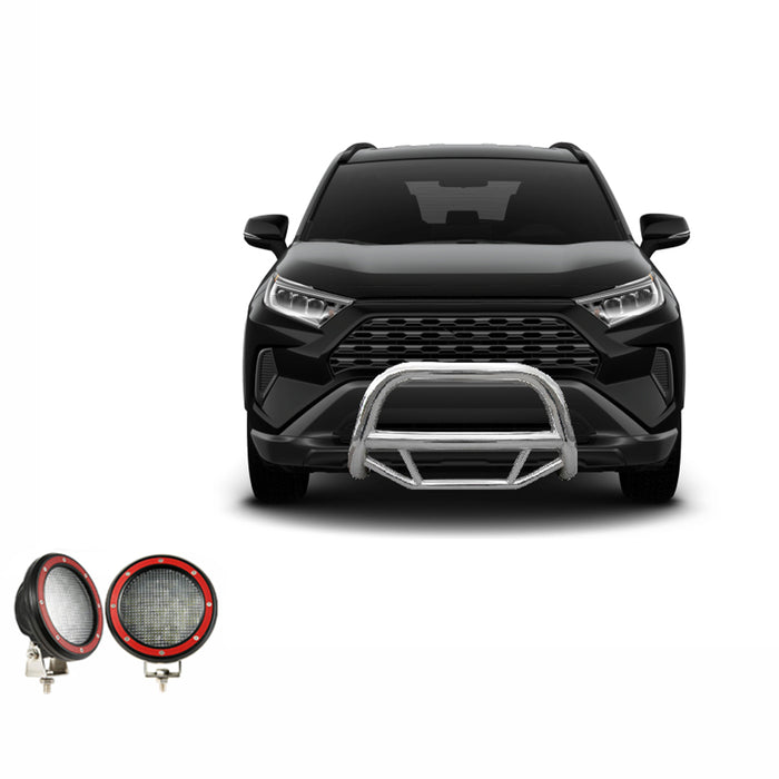 Black Horse Off Road MBS-TOB4802-PLFR Stainless Steel Stainless Steel No skid plate - Truck Part Superstore