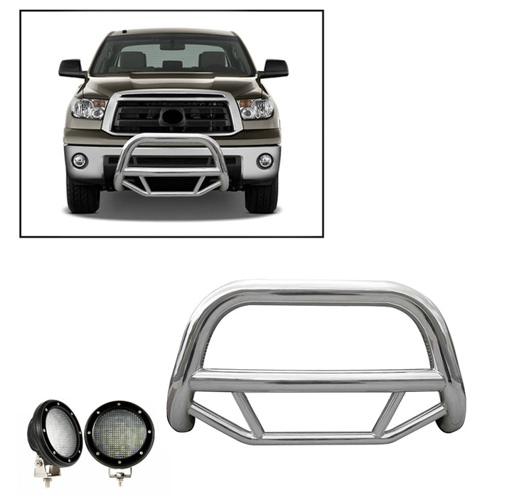 Black Horse Off Road MBS-TOD1009-PLFB Stainless Steel Stainless Steel No skid plate - Truck Part Superstore