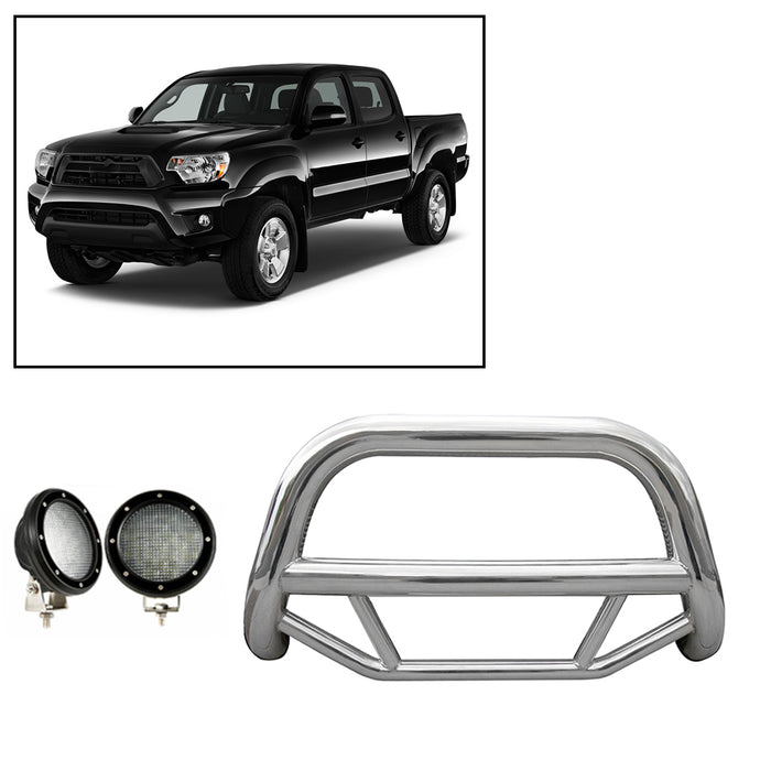 Black Horse Off Road MBS-TOD1109-PLFB Stainless Steel Stainless Steel No skid plate - Truck Part Superstore