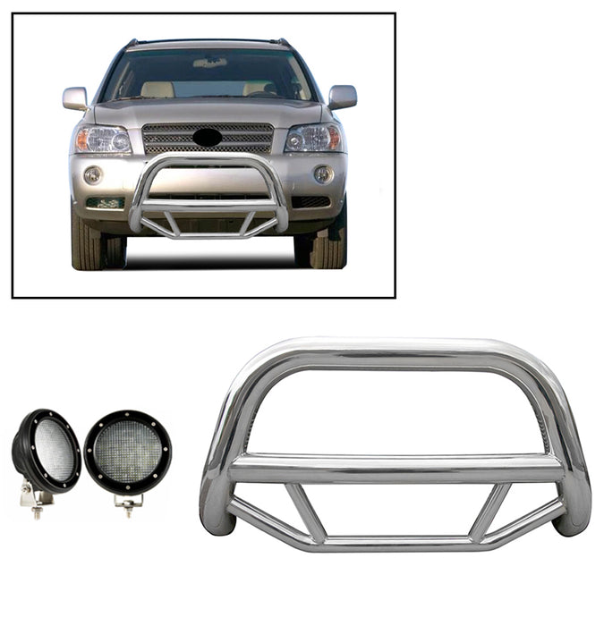 Black Horse Off Road MBS-TOF5007-PLFB Stainless Steel Stainless Steel No skid plate - Truck Part Superstore