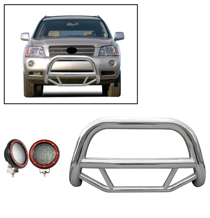 Black Horse Off Road MBS-TOF5007-PLFR Stainless Steel Stainless Steel No skid plate - Truck Part Superstore