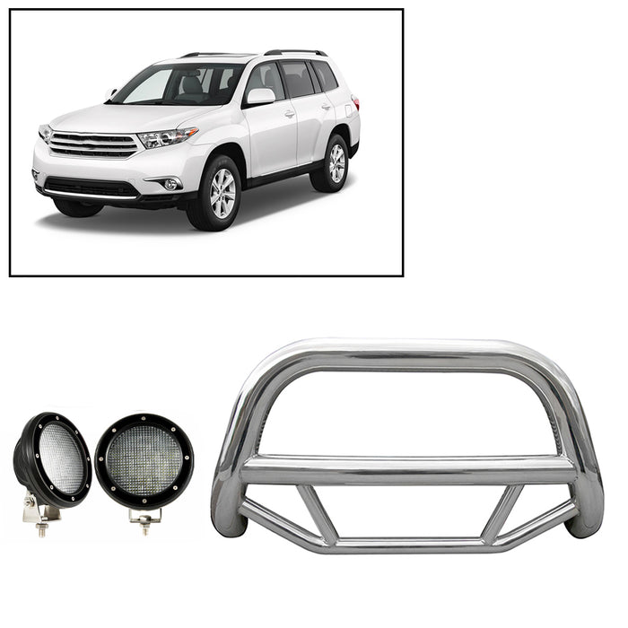 Black Horse Off Road MBS-TOF5207-PLFB Stainless Steel Stainless Steel No skid plate - Truck Part Superstore