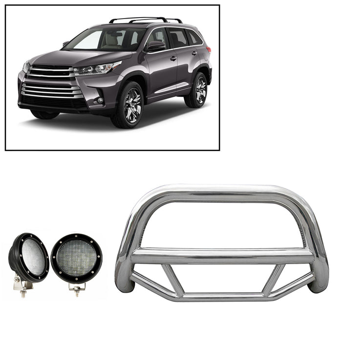 Black Horse Off Road MBS-TOF5307-PLFB Stainless Steel Stainless Steel No skid plate - Truck Part Superstore