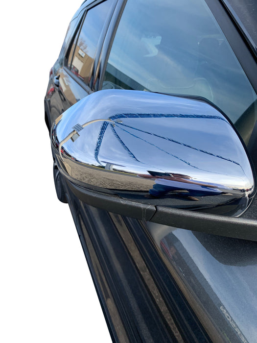 Coast To Coast CCIMC67541 Top Half Replacement; Chrome; ABS Plastic; Set Of 2; With Turn Signal Cutout - Truck Part Superstore
