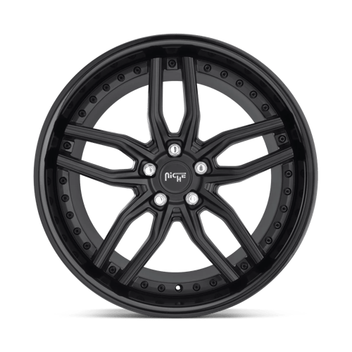 Niche 1PC M194199521+35 M194 19X9.5 5X120 GL-BLK-MB 35MM - Truck Part Superstore