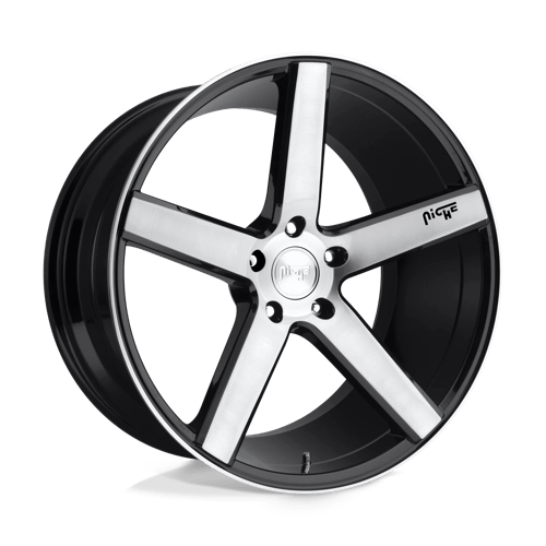 Niche 1PC M124229065+38 M124 22X9 5X4.5 GL-BLK-BRSHD 38MM - Truck Part Superstore