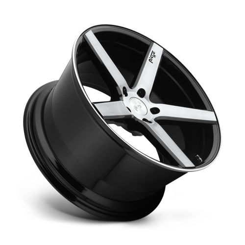 Niche 1PC M124208565+35 M124 20X8.5 5X4.5 GL-BLK-BRSHD 35MM - Truck Part Superstore