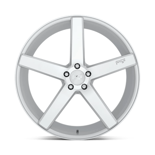 Niche 1PC M135208565+35 M135 20X8.5 5X4.5 GL-SLVR-MACH 35MM - Truck Part Superstore