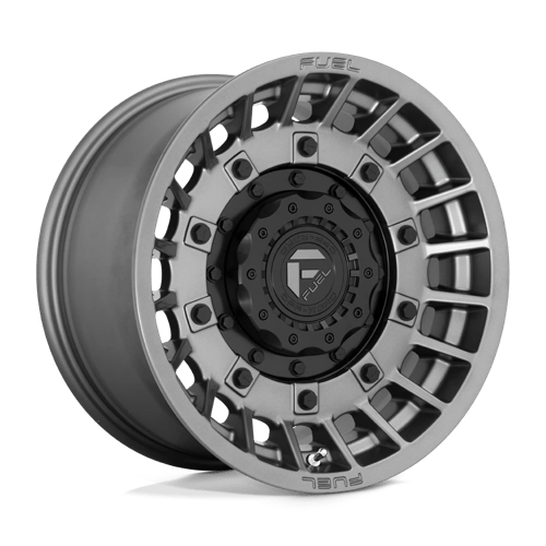 Fuel 1PC D72617902645 D726 17X9 5X4.5/5.0 MT-ANTH-BLK -12MM - Truck Part Superstore