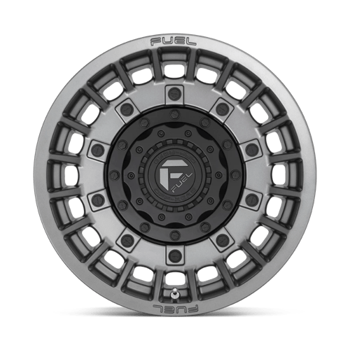 Fuel 1PC D72617902645 D726 17X9 5X4.5/5.0 MT-ANTH-BLK -12MM - Truck Part Superstore