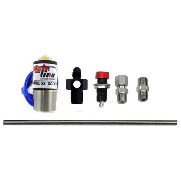 Nitrous Express ML15600 NITROUS PURGE VALVE (4AN MANIFOLD; PUSH BUTTON; AND VENT TUBE) - Truck Part Superstore