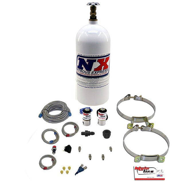 Nitrous Express ML2000 MAINLINE EFI SINGLE NOZZLE SYSTEM W/10LB BOTTLE - Truck Part Superstore