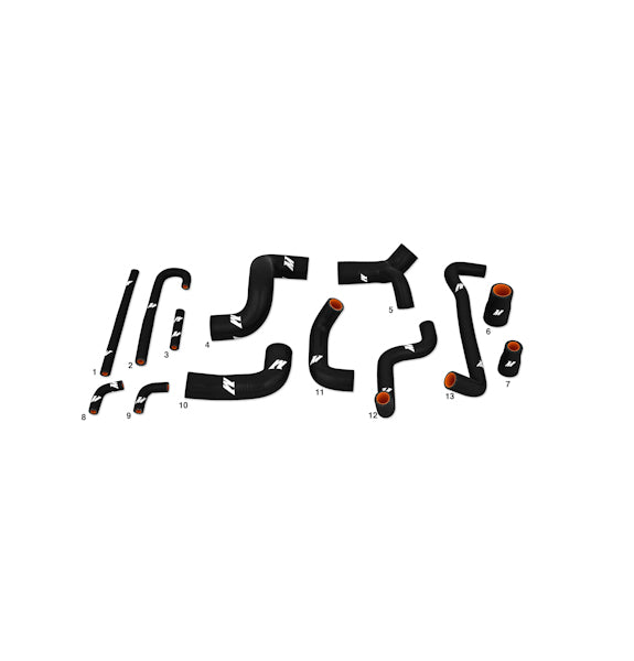Mishimoto MMHOSE-E30-88BK Silicone Hose Kit, fits BMW E30 (M3) 1988-1991 - Truck Part Superstore