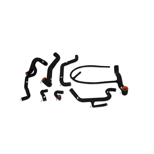 Mishimoto MMHOSE-GLF-95BK Silicone Hose Kit, fits Volkswagen Golf VR6 1995-1998 - Truck Part Superstore