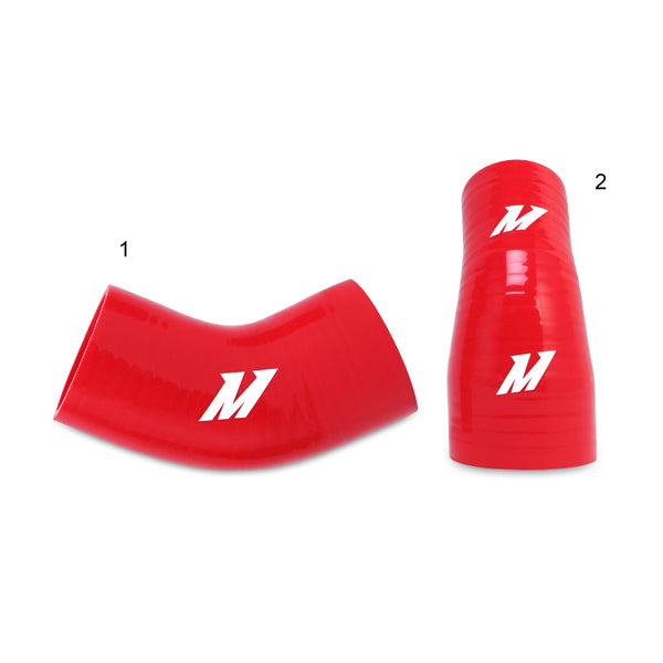 Mishimoto MMICP-EVO-01LRD Lower Intercooler Pipe Kit, fits Mitsubishi Lancer Evolution 7/8/9 2001-2007 - Truck Part Superstore