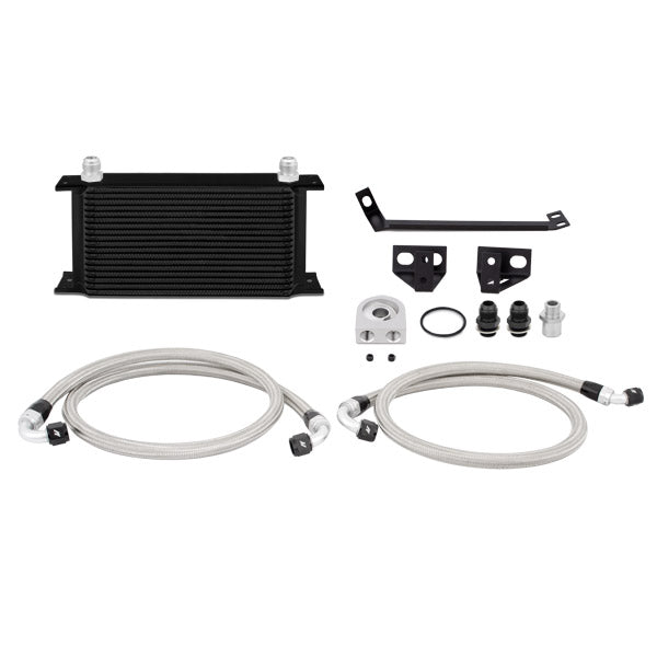 Mishimoto MMOC-MUS4-15 Ford Mustang EcoBoost Oil Cooler Kit, 2015-2017, Silver - Truck Part Superstore