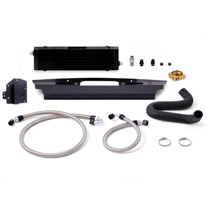 Mishimoto MMOC-MUS8-15T Ford Mustang GT Silver Oil Cooler Kit, 2015-2017 - Truck Part Superstore