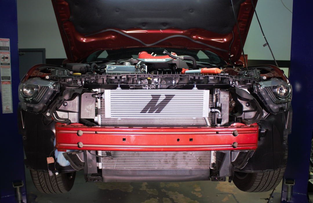 Mishimoto MMOC-MUS8-15T Ford Mustang GT Silver Oil Cooler Kit, 2015-2017 - Truck Part Superstore