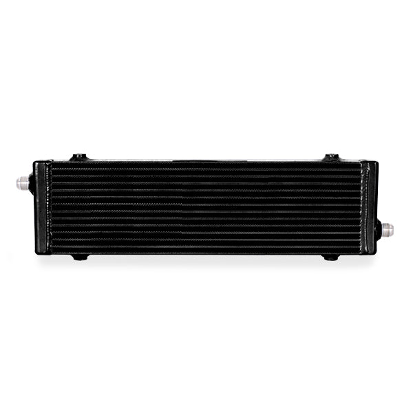 Mishimoto MMOC-SP-LBK Universal Cross Flow Bar and Plate Oil Cooler, Large - Truck Part Superstore
