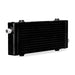 Mishimoto MMOC-SP-MBK Universal Cross Flow Bar and Plate Oil Cooler, Medium - Truck Part Superstore