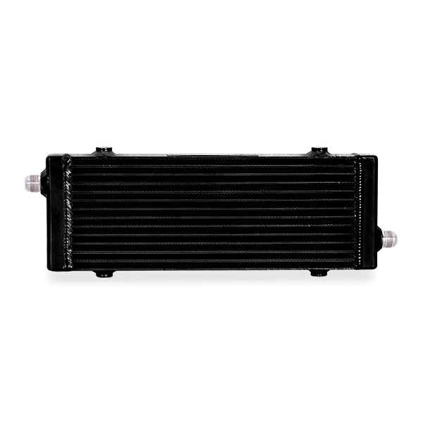 Mishimoto MMOC-SP-MBK Universal Cross Flow Bar and Plate Oil Cooler, Medium - Truck Part Superstore