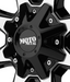 Moto Metal MO479K95-SB MO970 SNAP IN CAP 16X7 +42 - SG-BLK - Truck Part Superstore