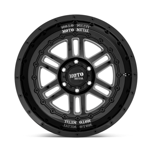 Moto Metal MO80021268344N MO800 20X12 6X5.5 G-BLK MILL -44MM - Truck Part Superstore