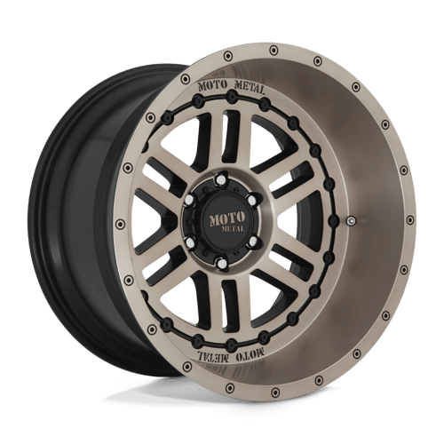 Moto Metal MO80021063618N MO800 20X10 6X135 S-BLK BRZTCC -18MM - Truck Part Superstore