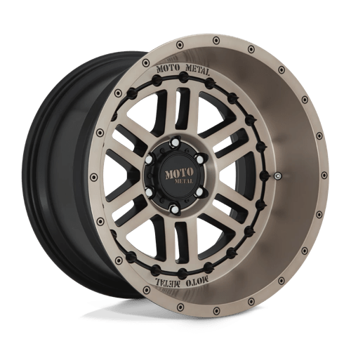 Moto Metal MO80021063618N MO800 20X10 6X135 S-BLK BRZTCC -18MM - Truck Part Superstore